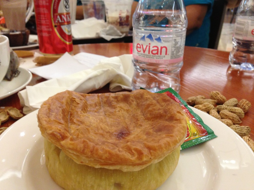 A hearty pie, it is.