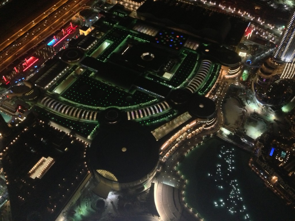 Dubai Mall, down there.