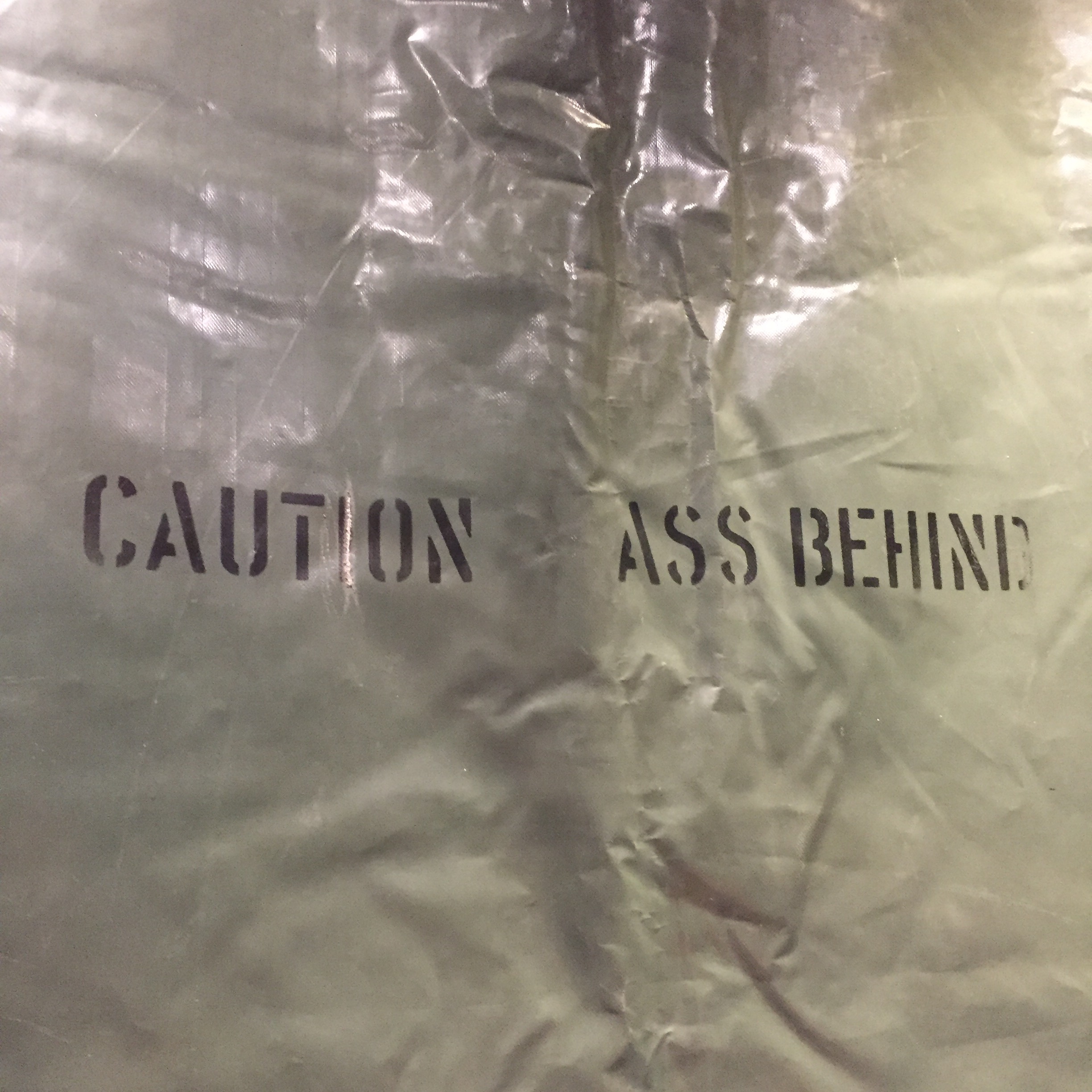 Caution Ass Behind