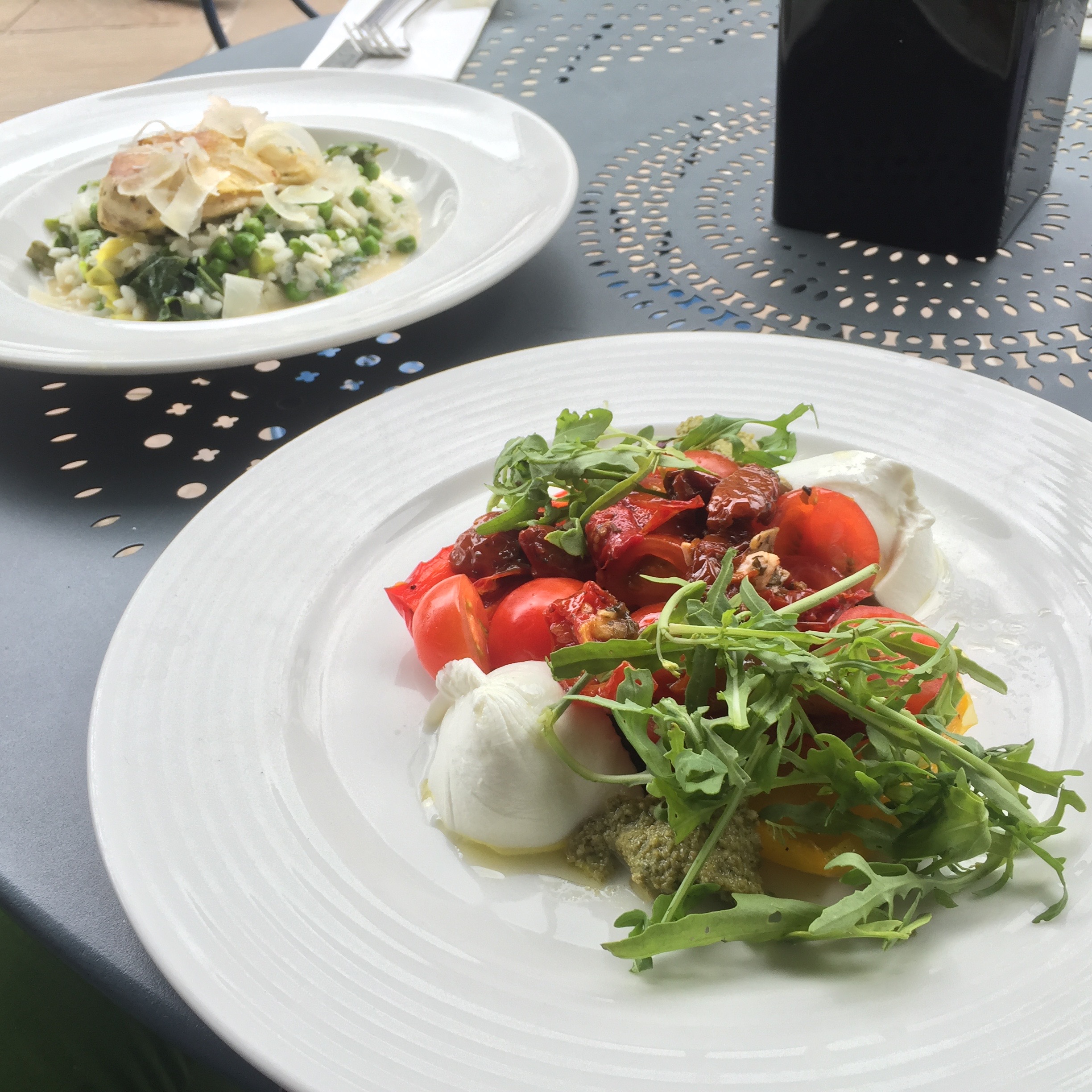 Tomatoes, Mozzarella and Risotto