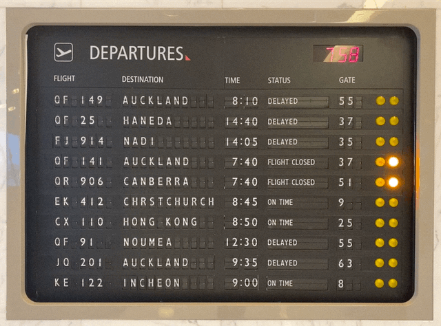 Departure Board