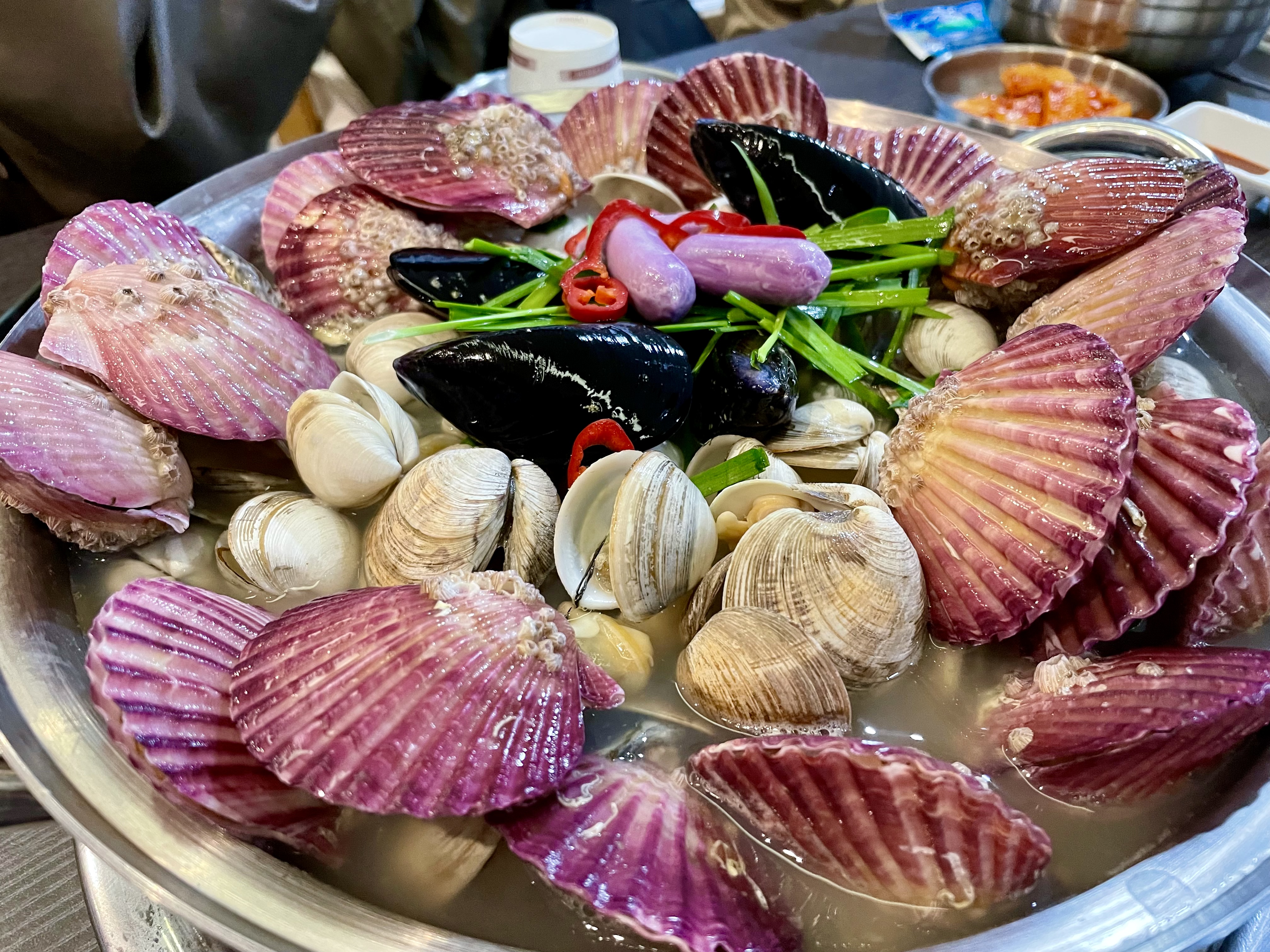 Clam, Mussel and Scallop Stew