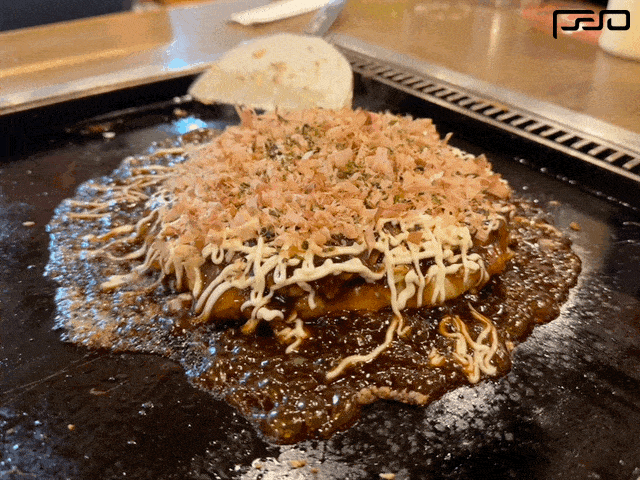 Sizzling Okonomiyaki @ Iroha