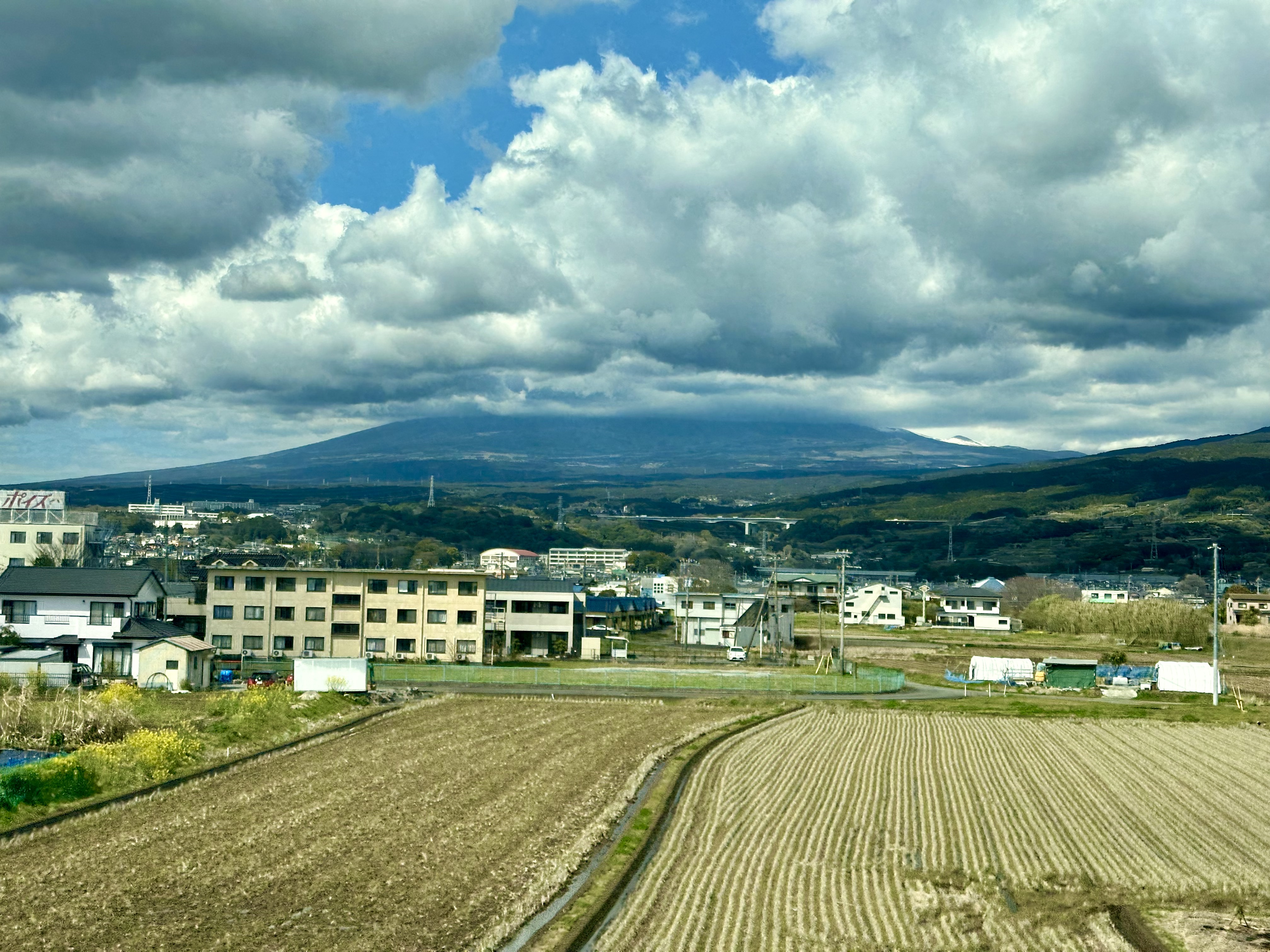 Mount Fuji… Obstructed