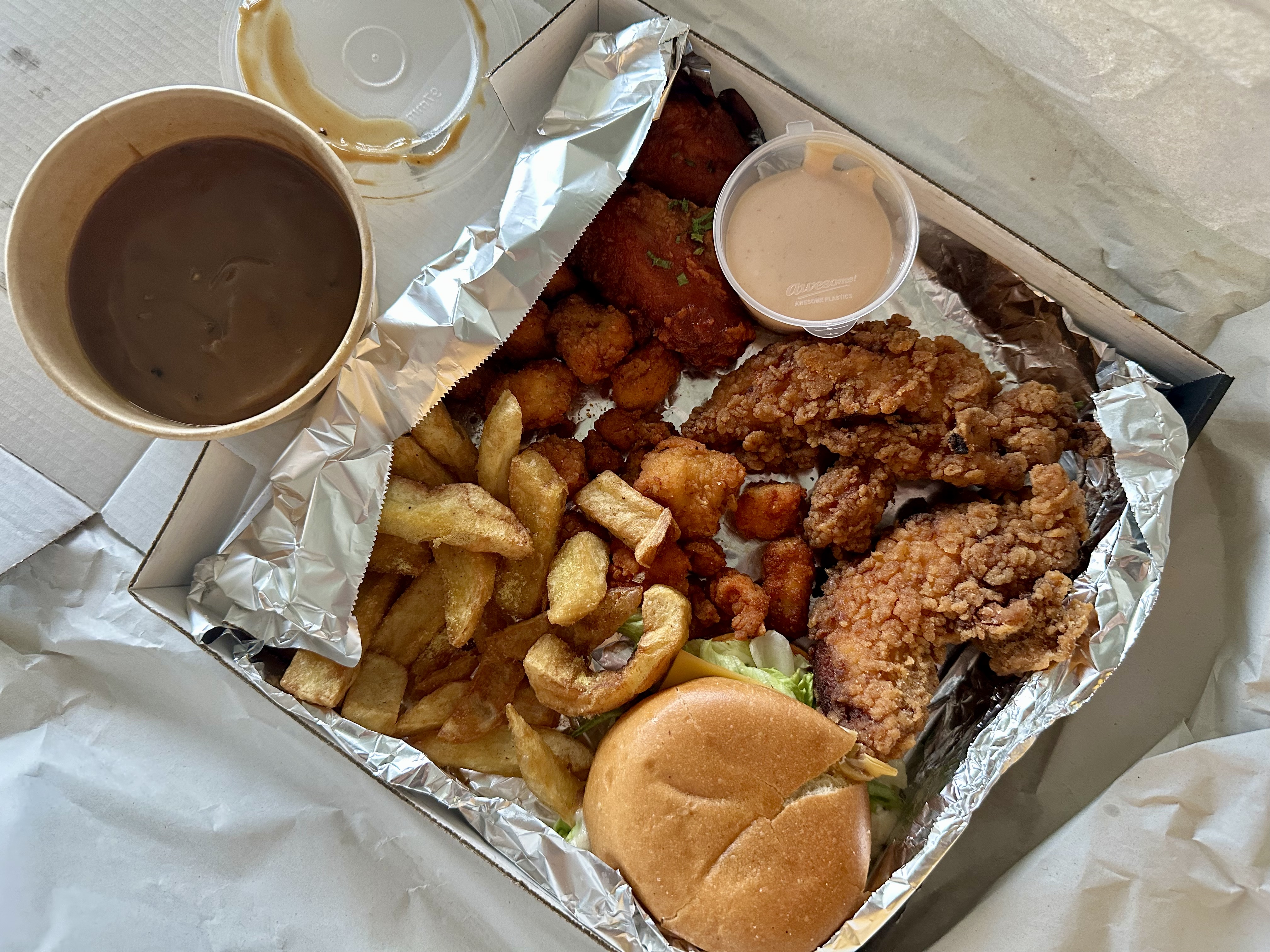 Chicken Shop Snack Pack @ Northern Soul Chip Shop