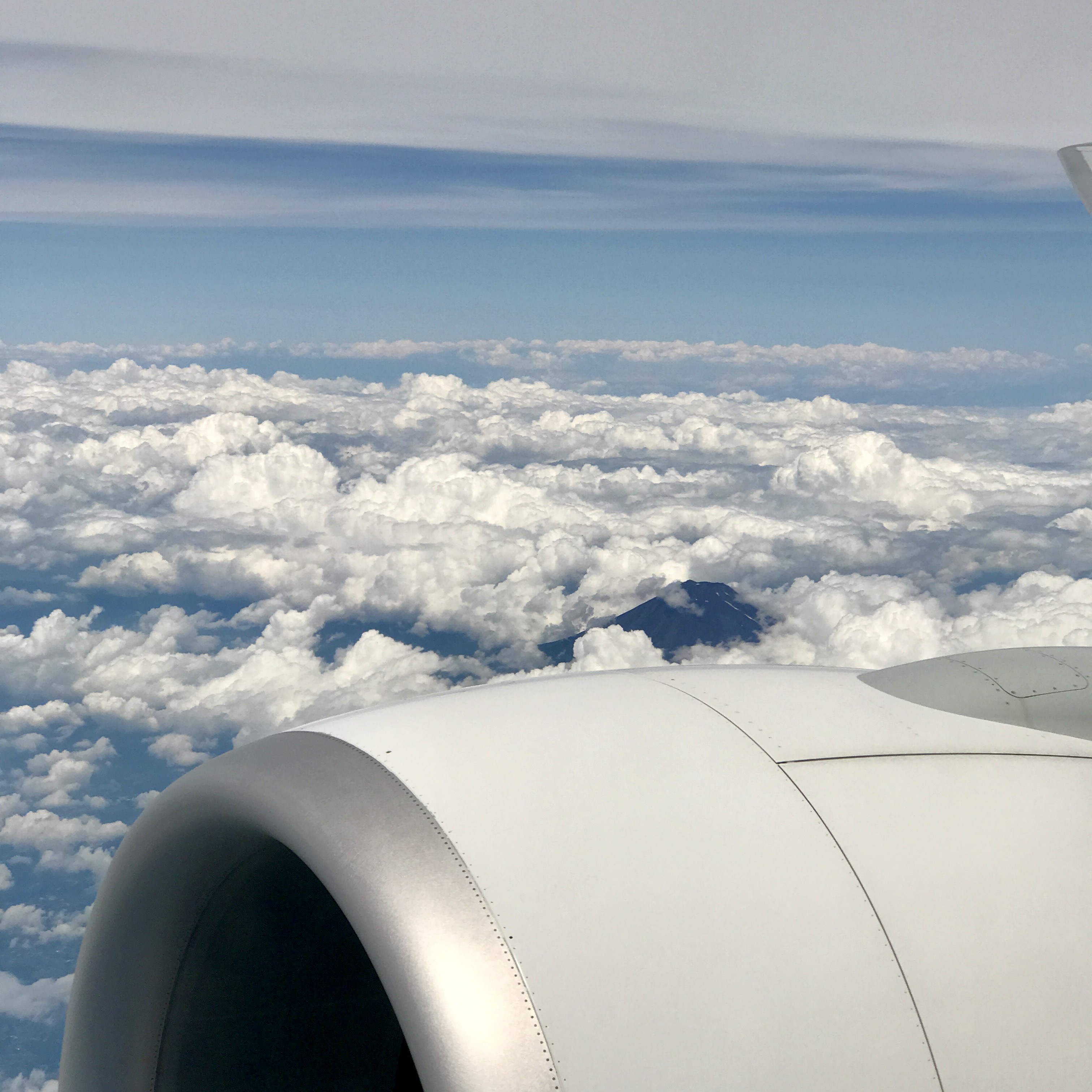 Cheeky Mountain Peeking