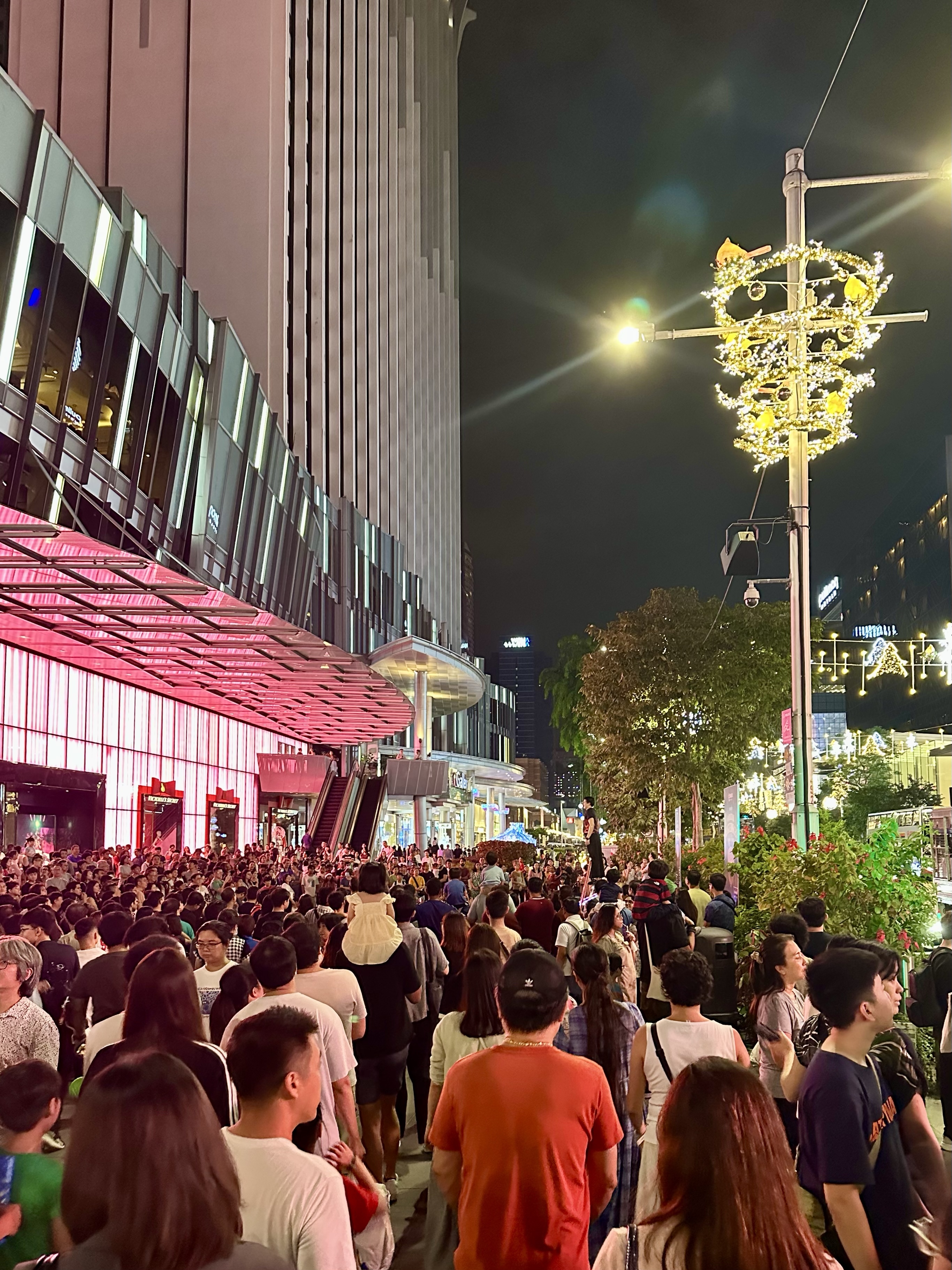 Orchard Road is Packed