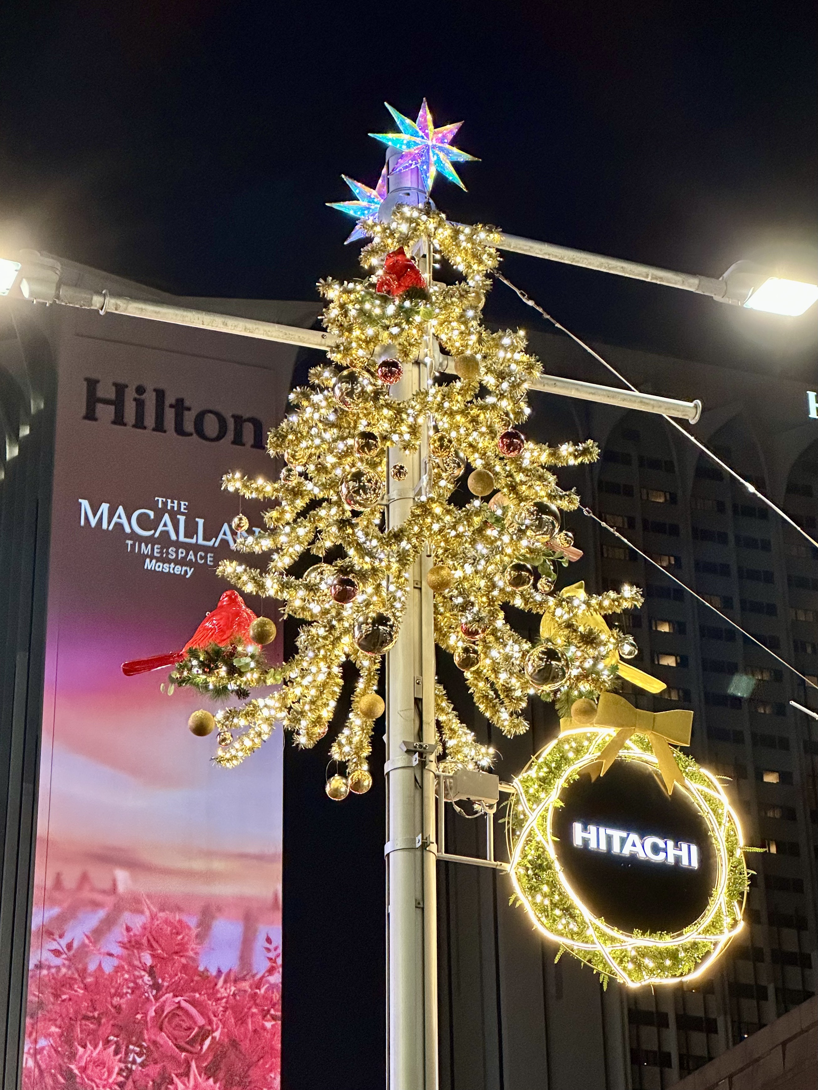 Orchard Road Christmas Lightposts